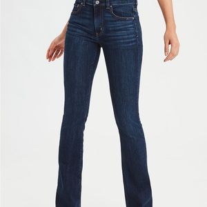 AE American Eagle Super Stretch High Rise Artist Flare Jeans Boot Cut 10/R